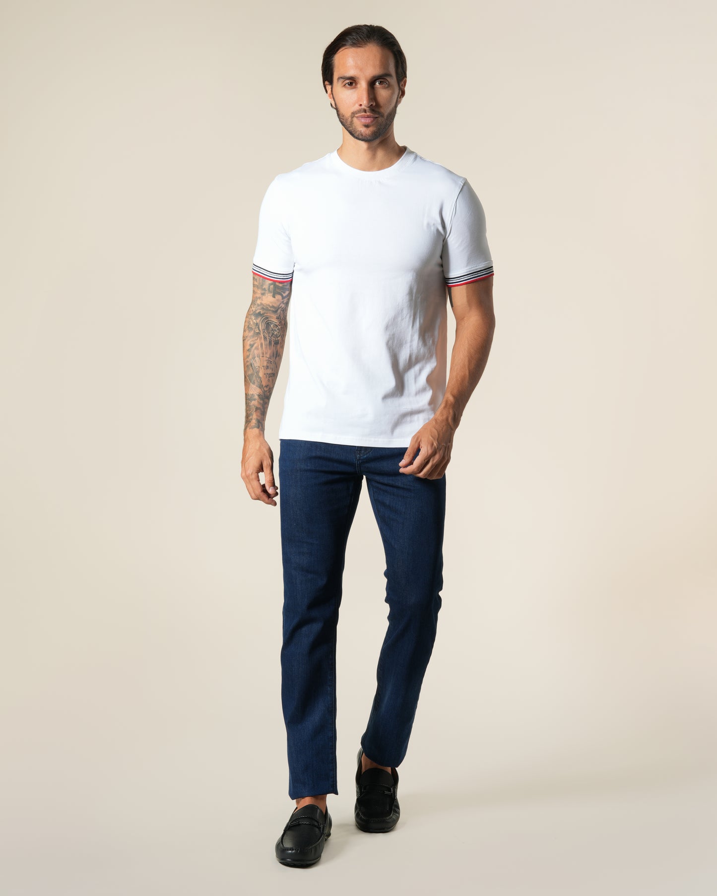 Striped Rib Classic T-Shirt
