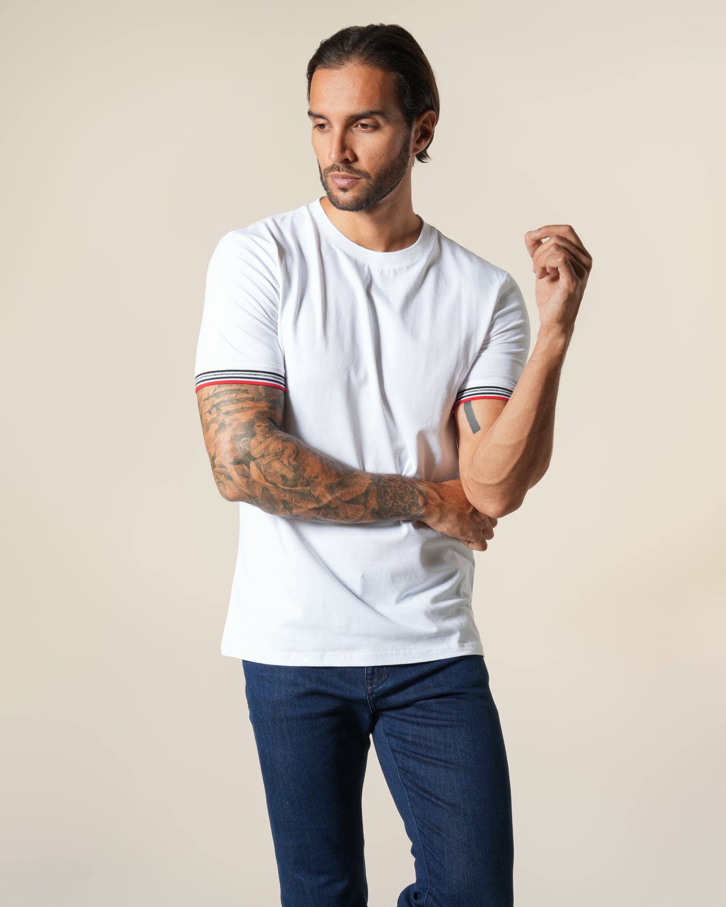 Striped Rib Classic T-Shirt