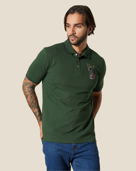 Short Sleeve Embroidered Polo Shirt