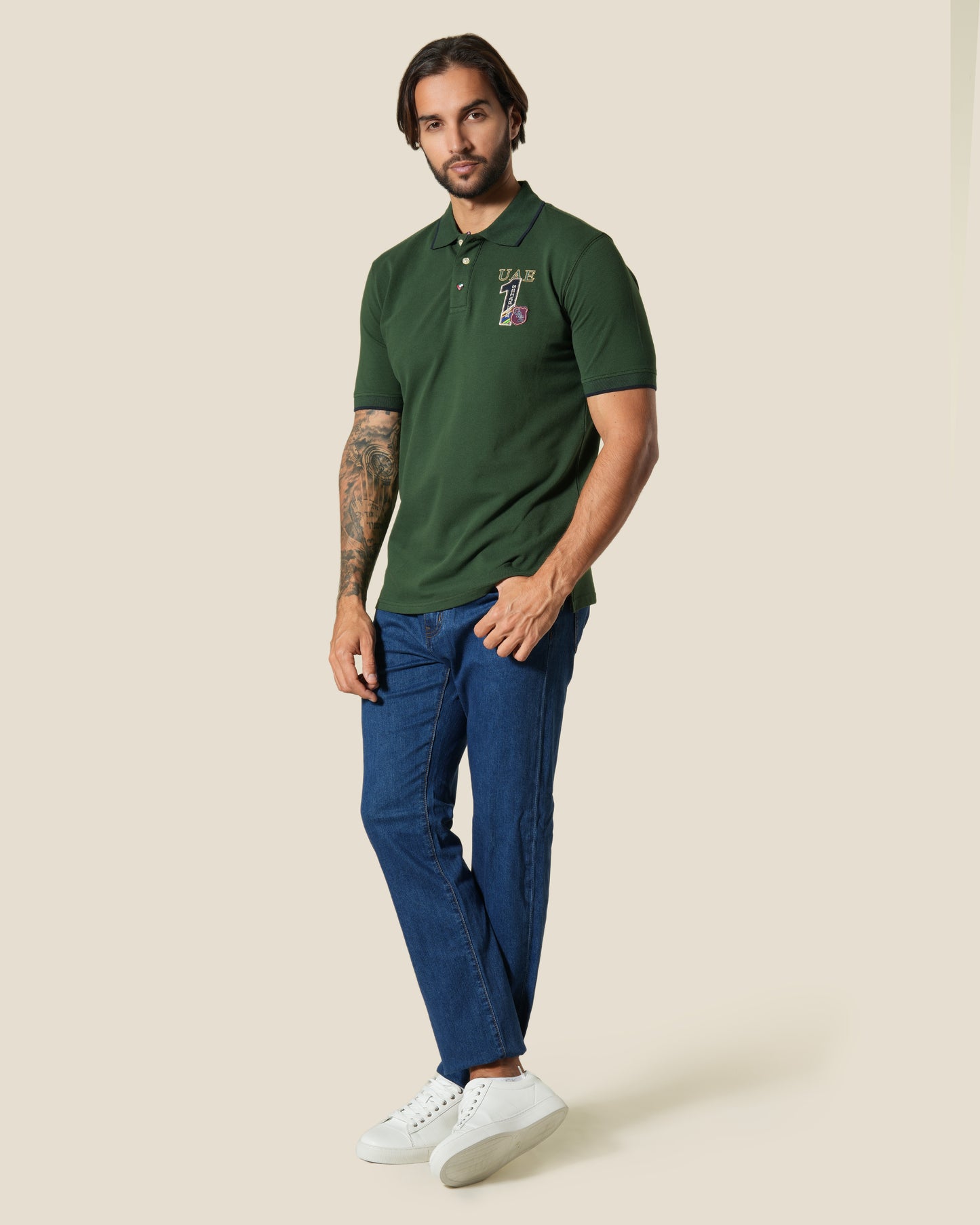 Short Sleeve Embroidered Polo Shirt