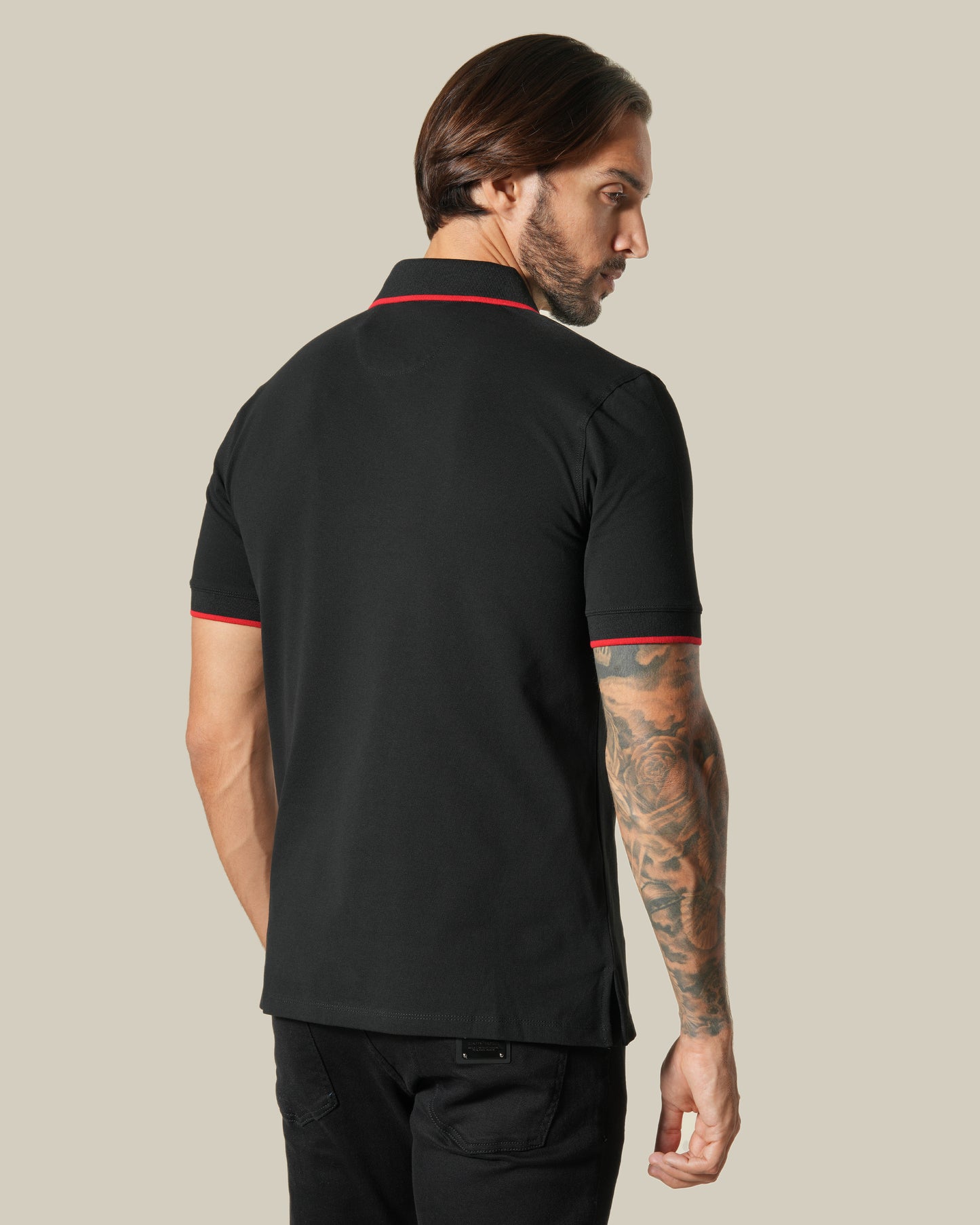 Contrast Tipping Polo Shirt