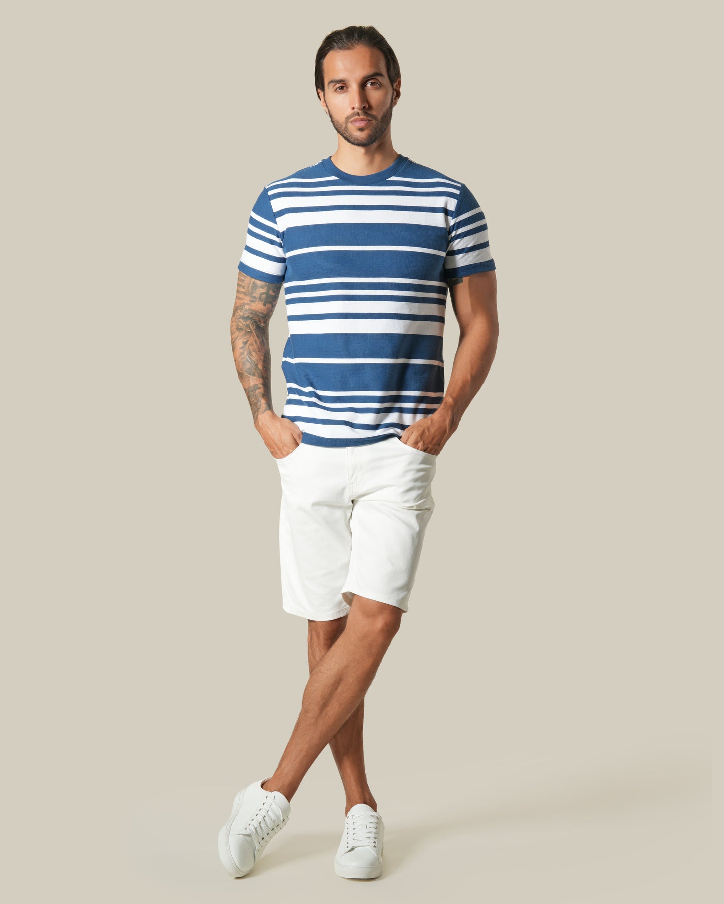 Striped Cotton T-Shirt