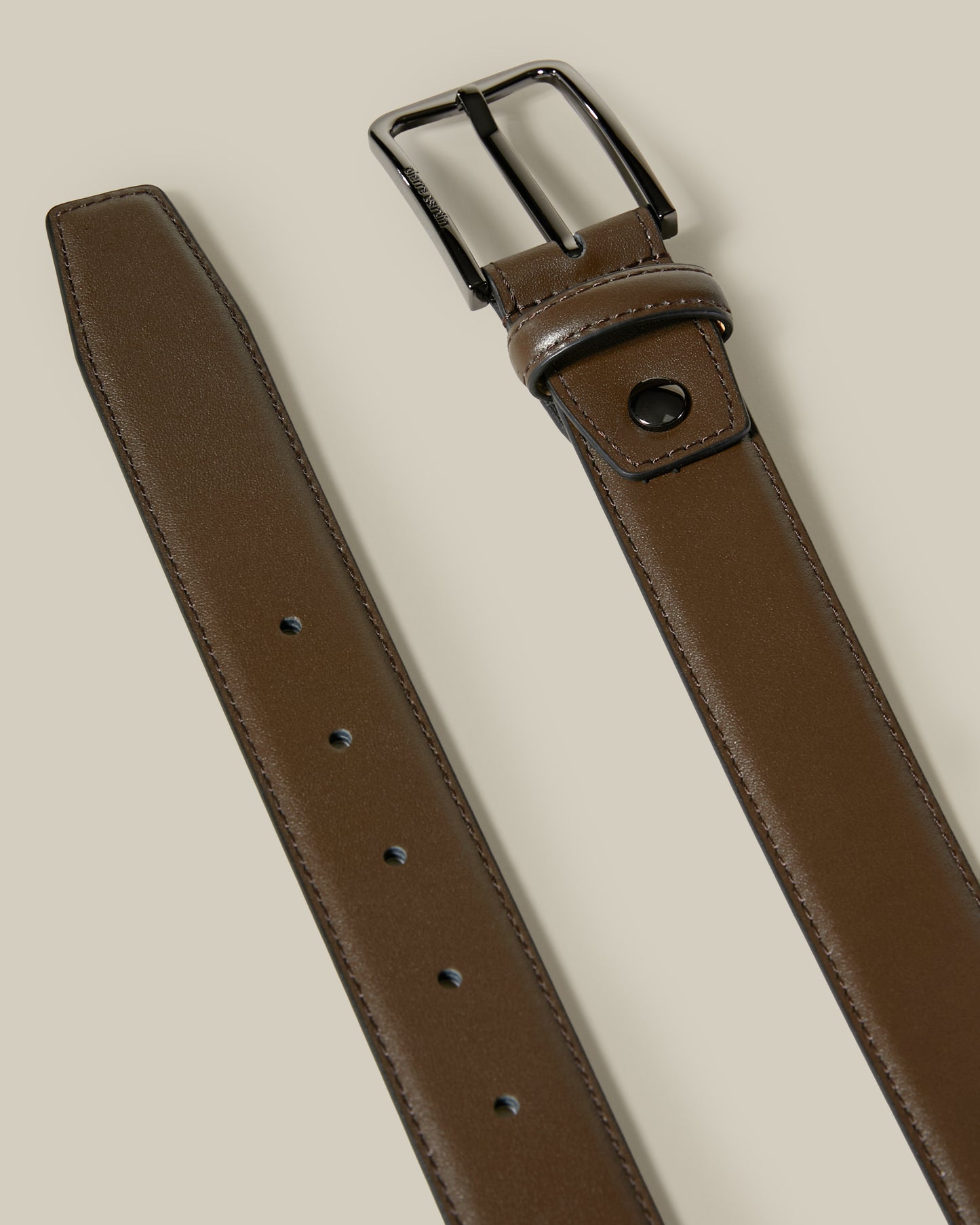 Monochrome Leather Belt