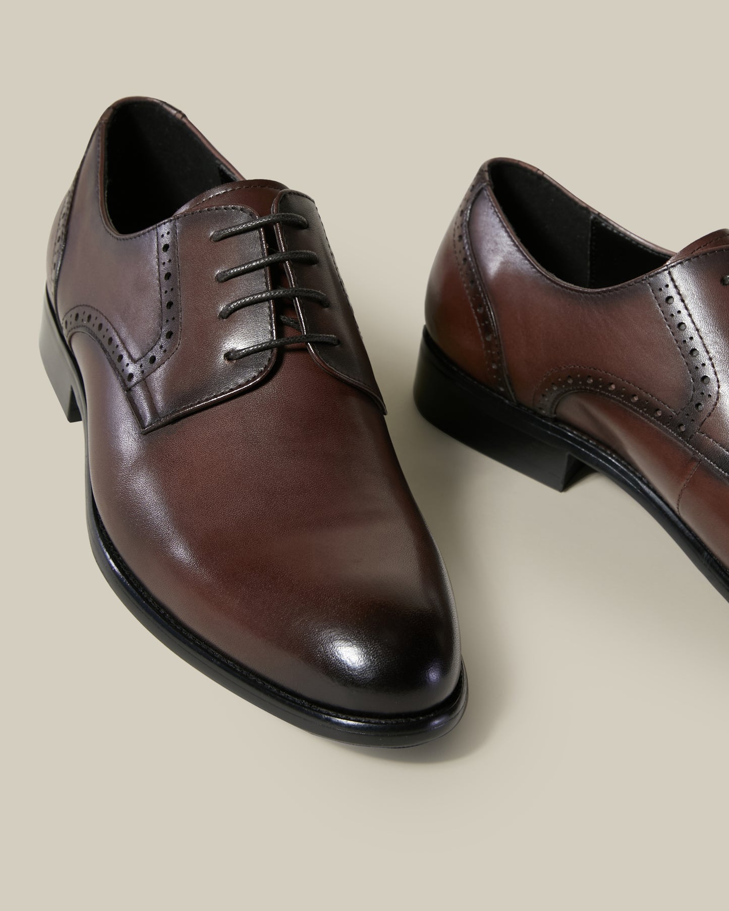 Brogue Accented Formal Shoes
