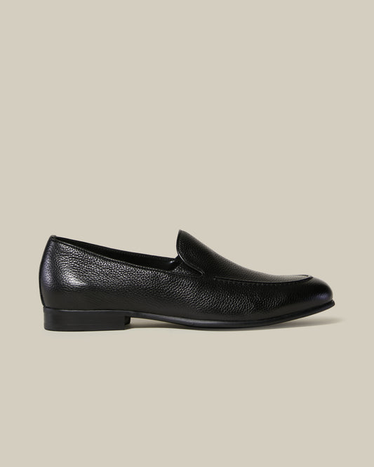Pebbled Finish Loafers