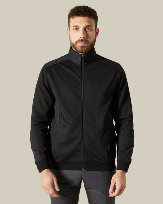 Faux Exposed Seams Jacket