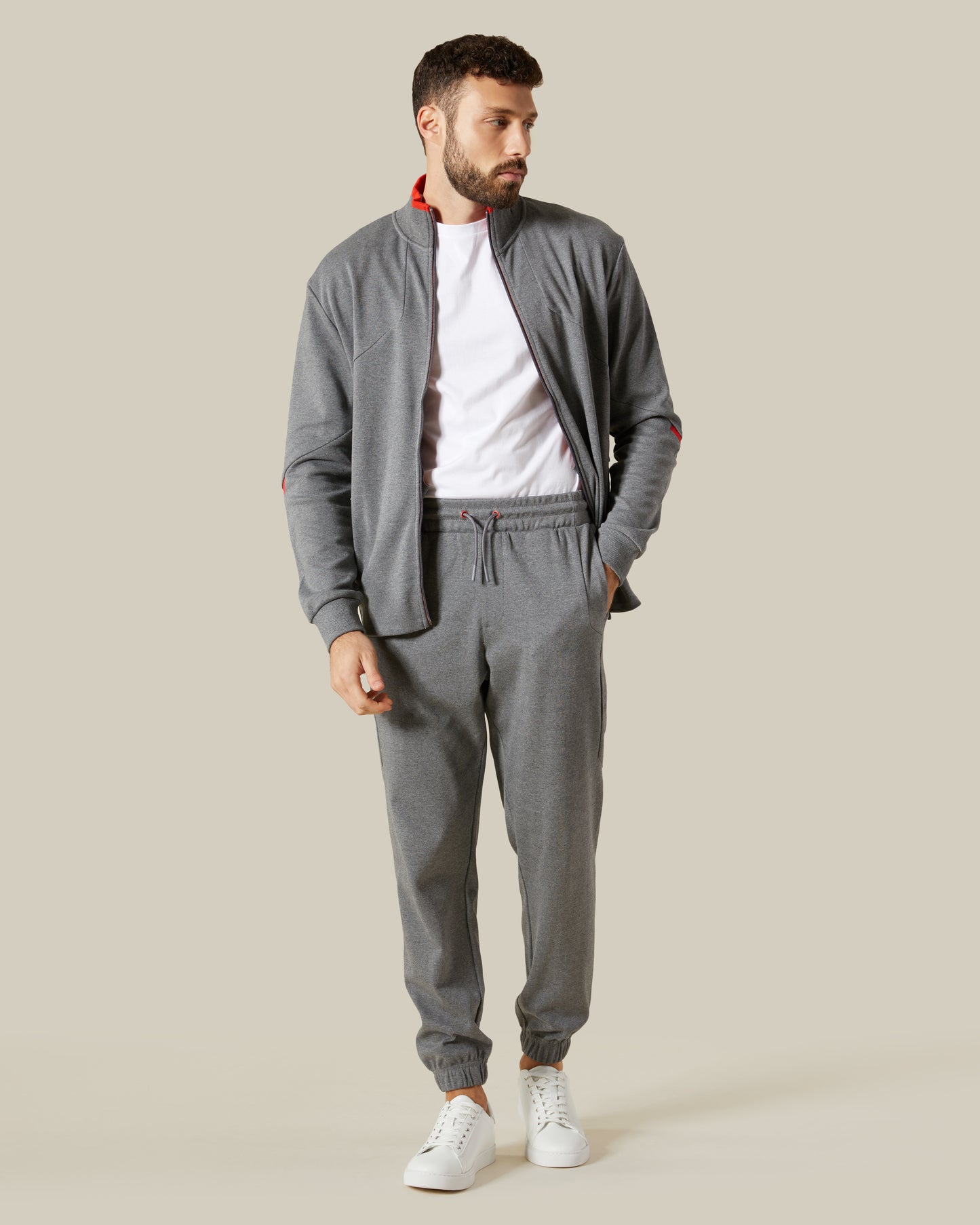 Two-Tone Track Jacket
