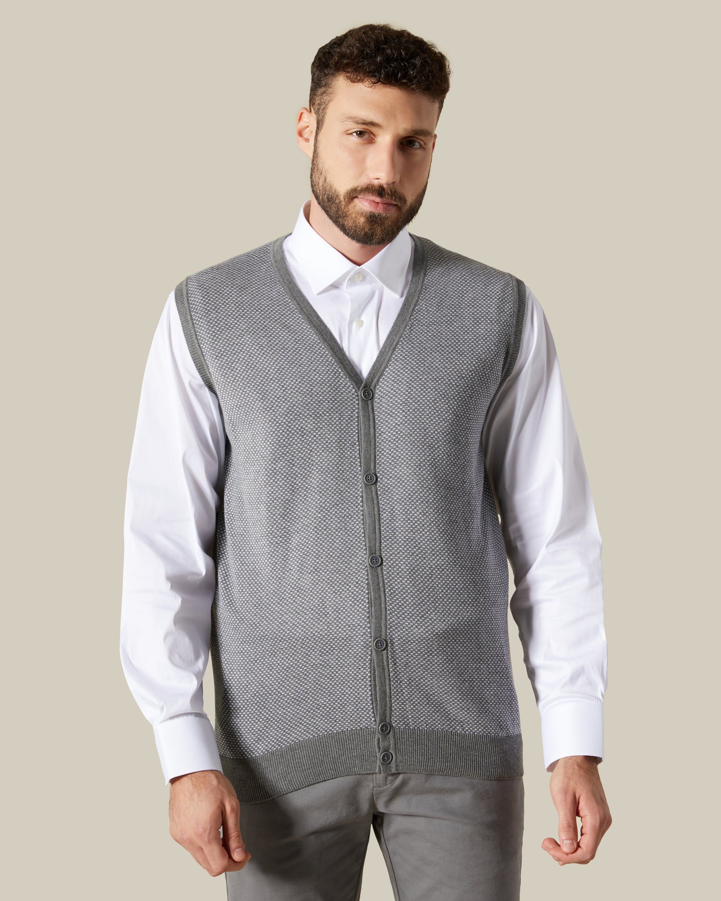 Buttoned Front Vest