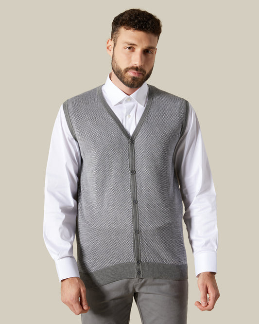 Buttoned Front Vest
