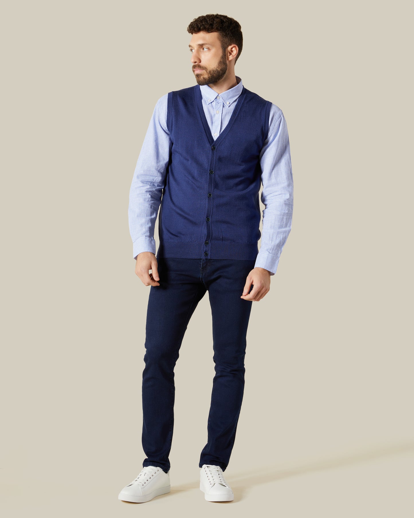 Buttoned Front Vest