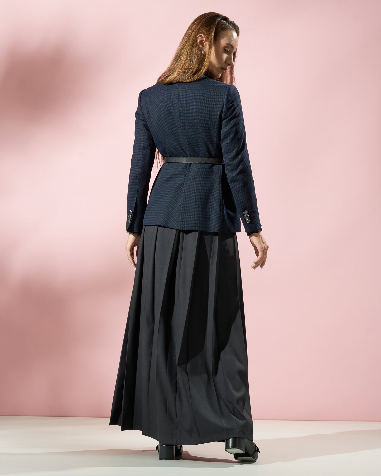 Embellished Crest Suit Jacket