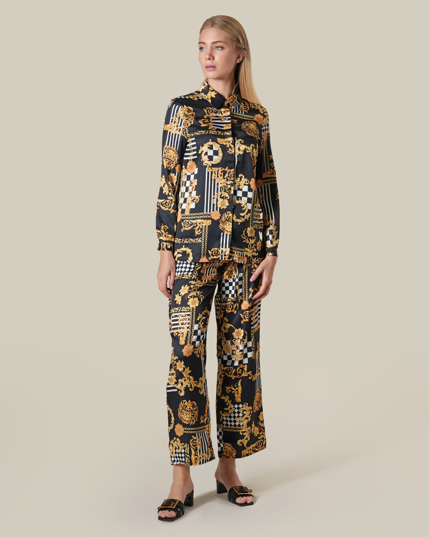 Geometric Baroque Printed Shirt