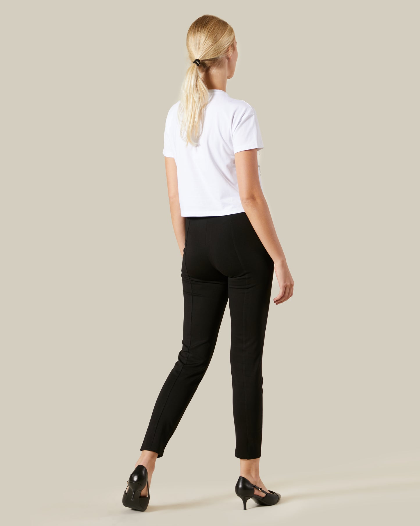 Solid High Rise Leggings