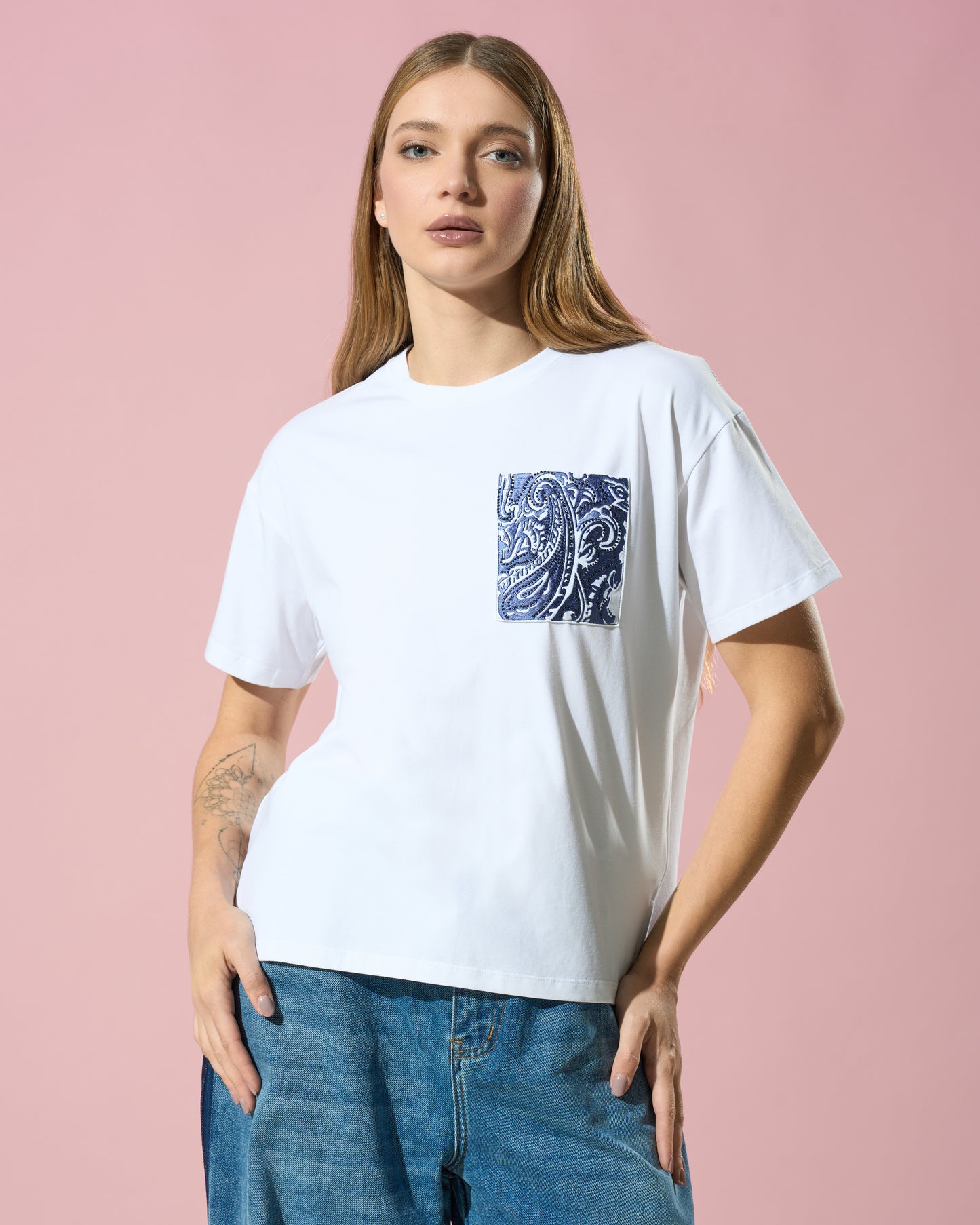 Paisley Pocket T-Shirt