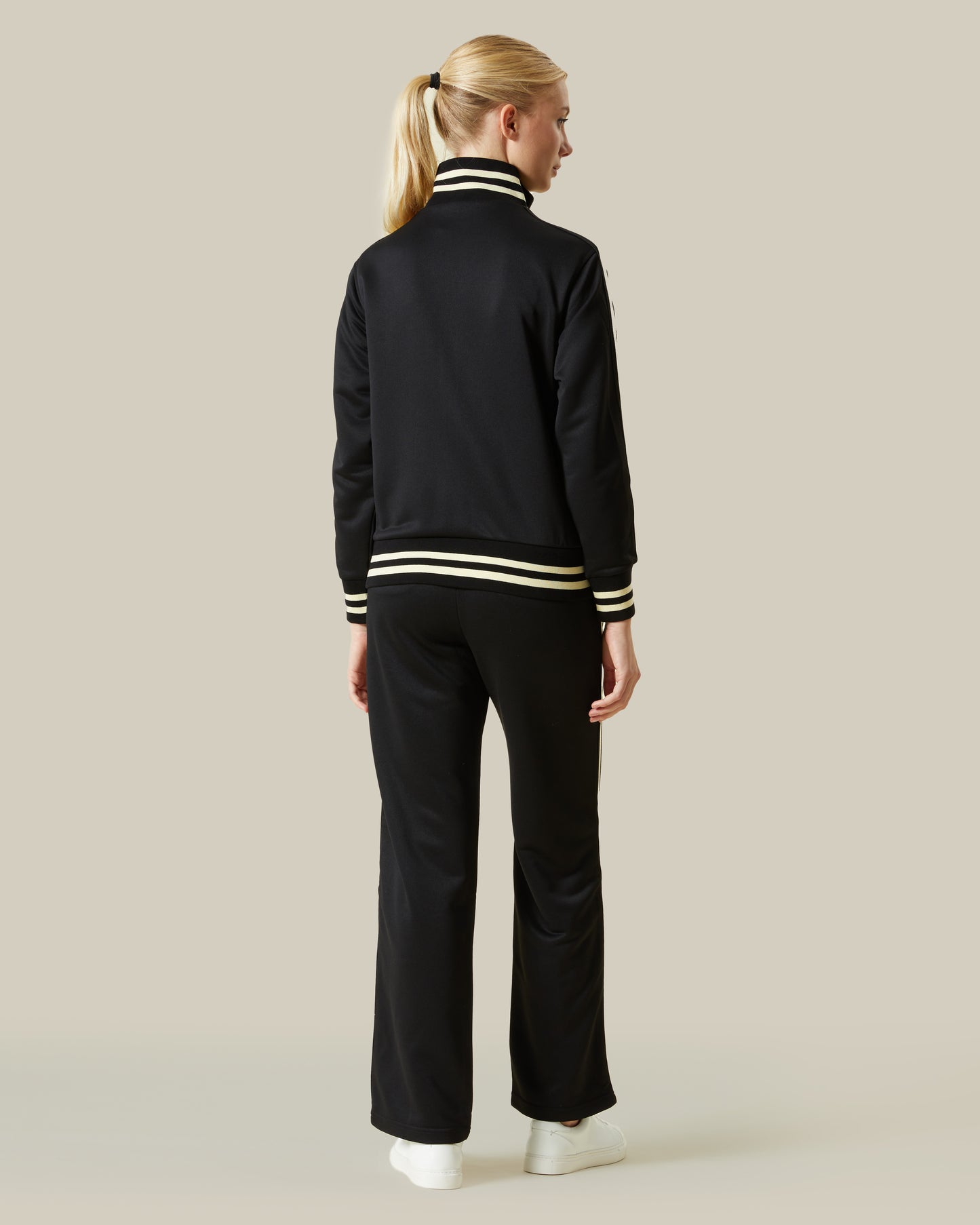 Striped Trims Tracksuit Set