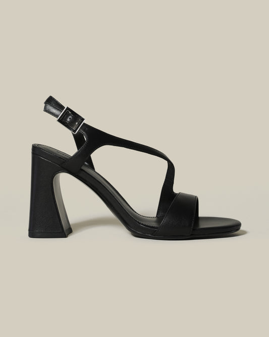 Slim Strap Block Heels