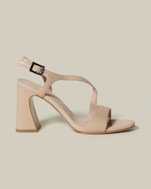 Slim Strap Block Heels