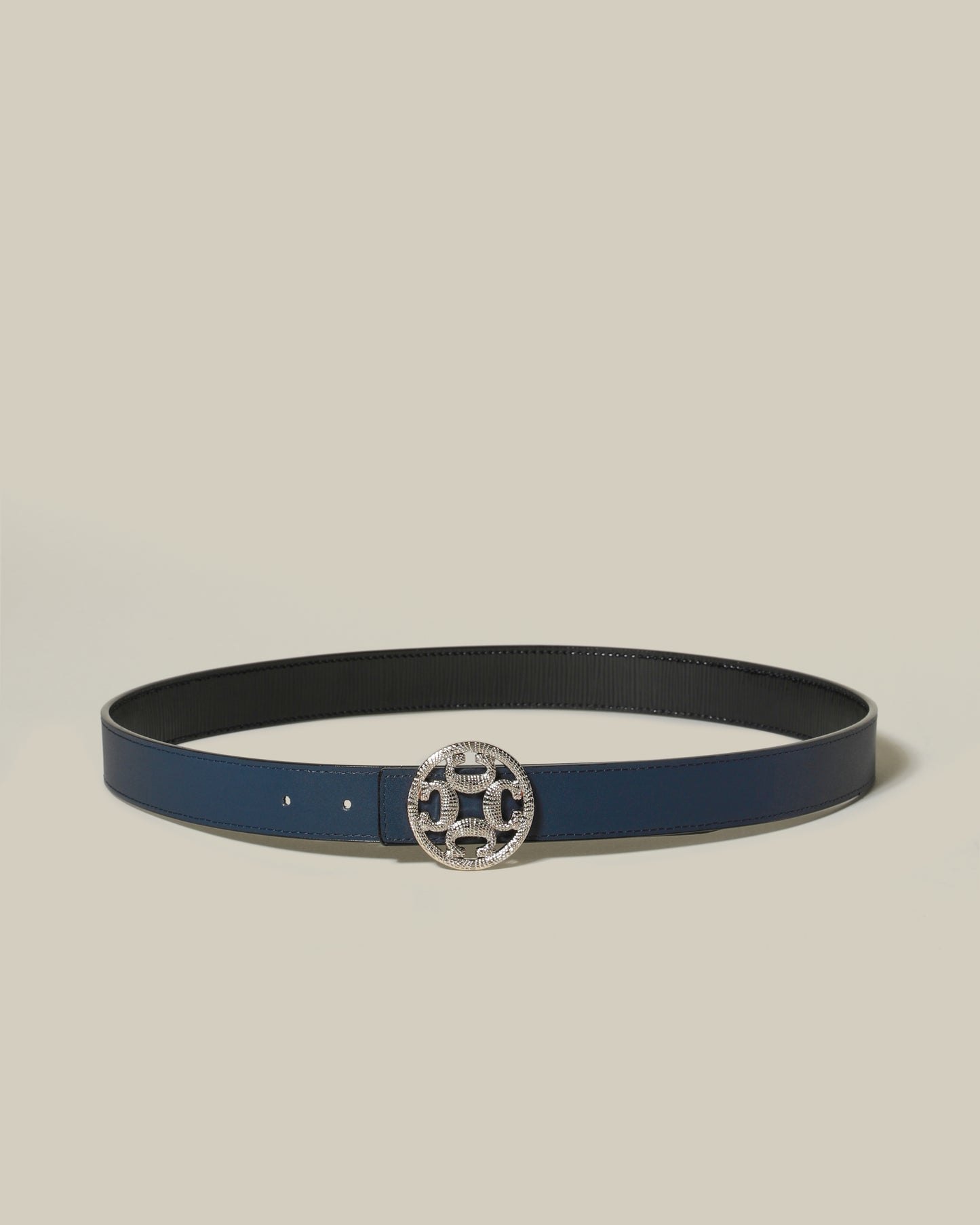 Gold-Tone Monogram Reversible Belt
