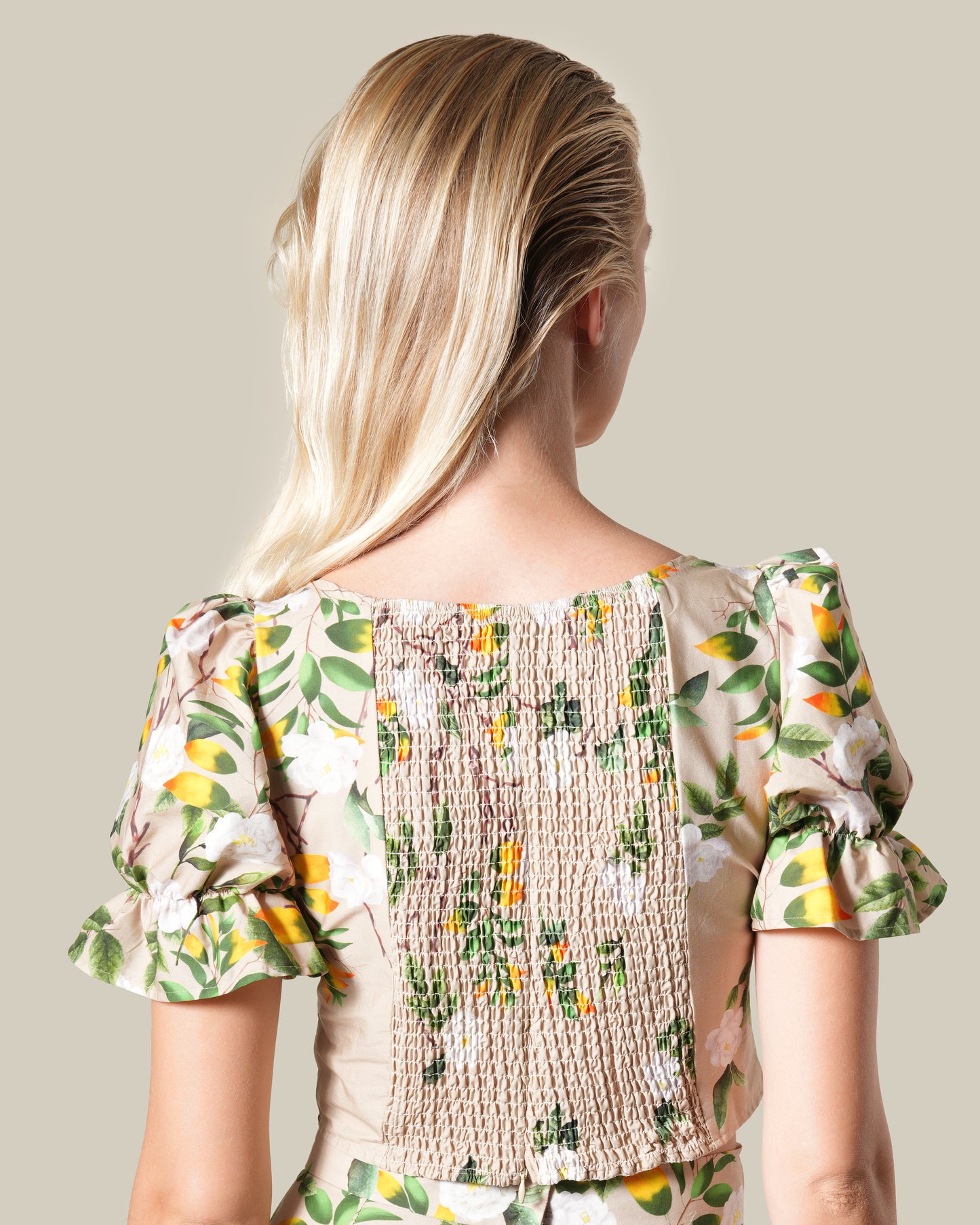 Floral Smocked Top