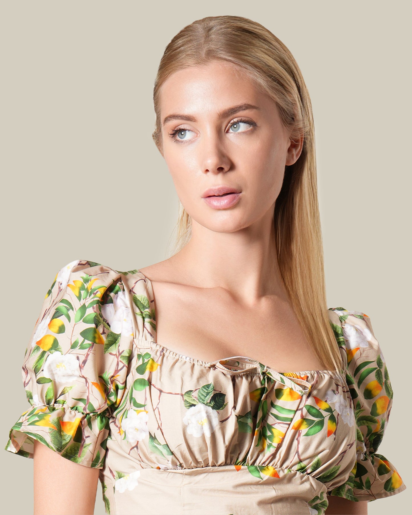Floral Smocked Top