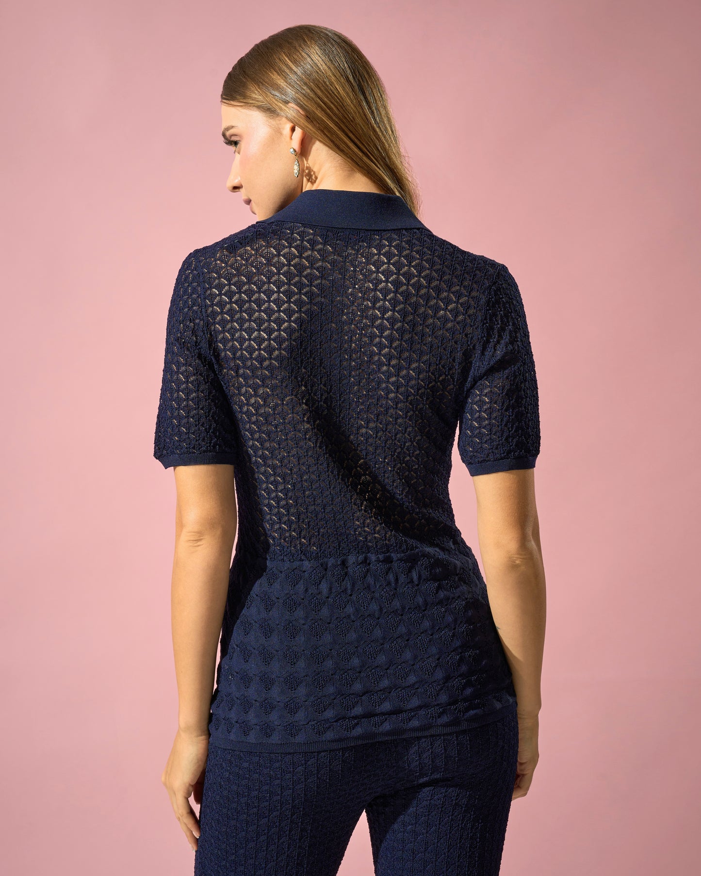 Knitted Broderie Anglaise Top