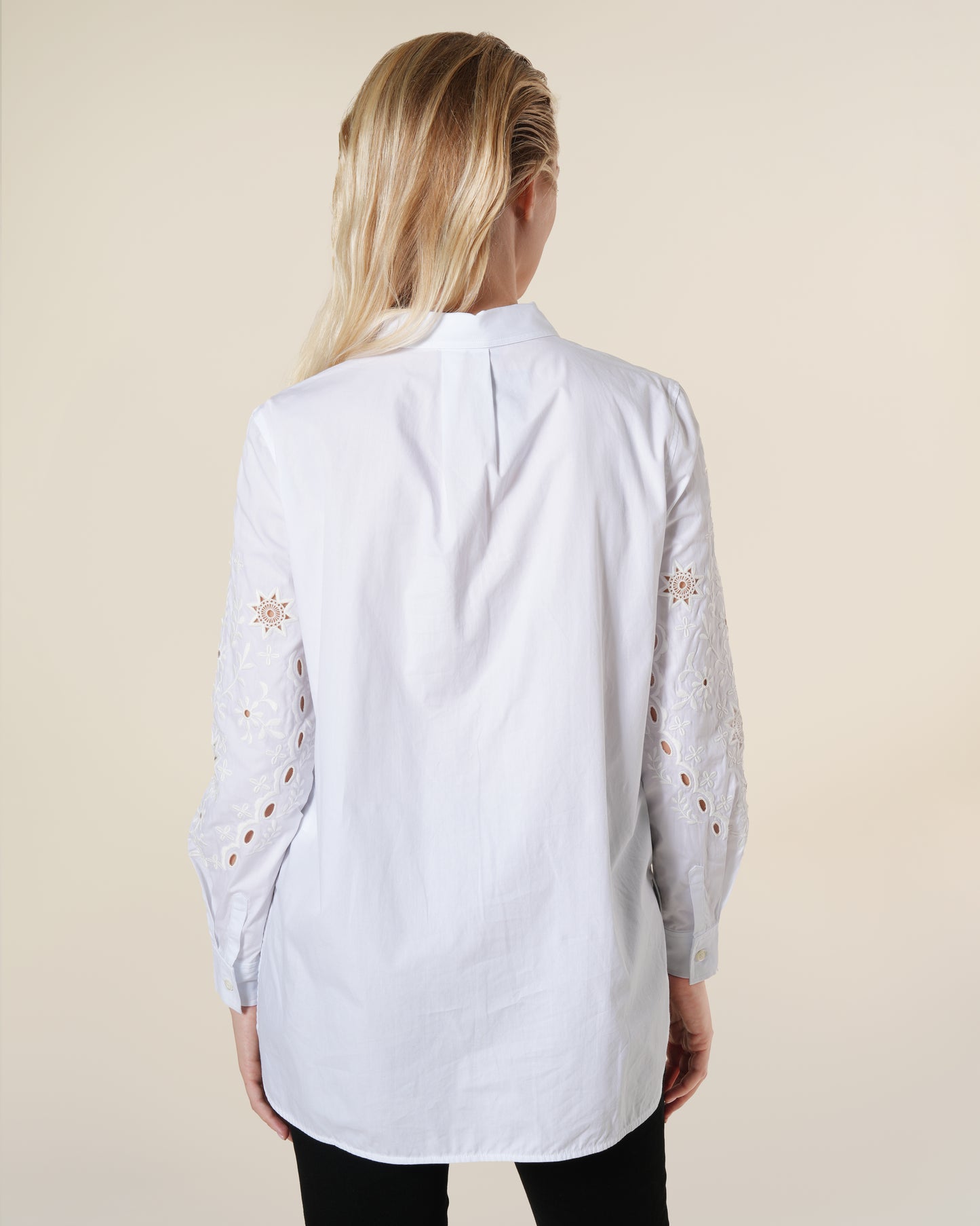 White Long Sleeve Cotton Shirt