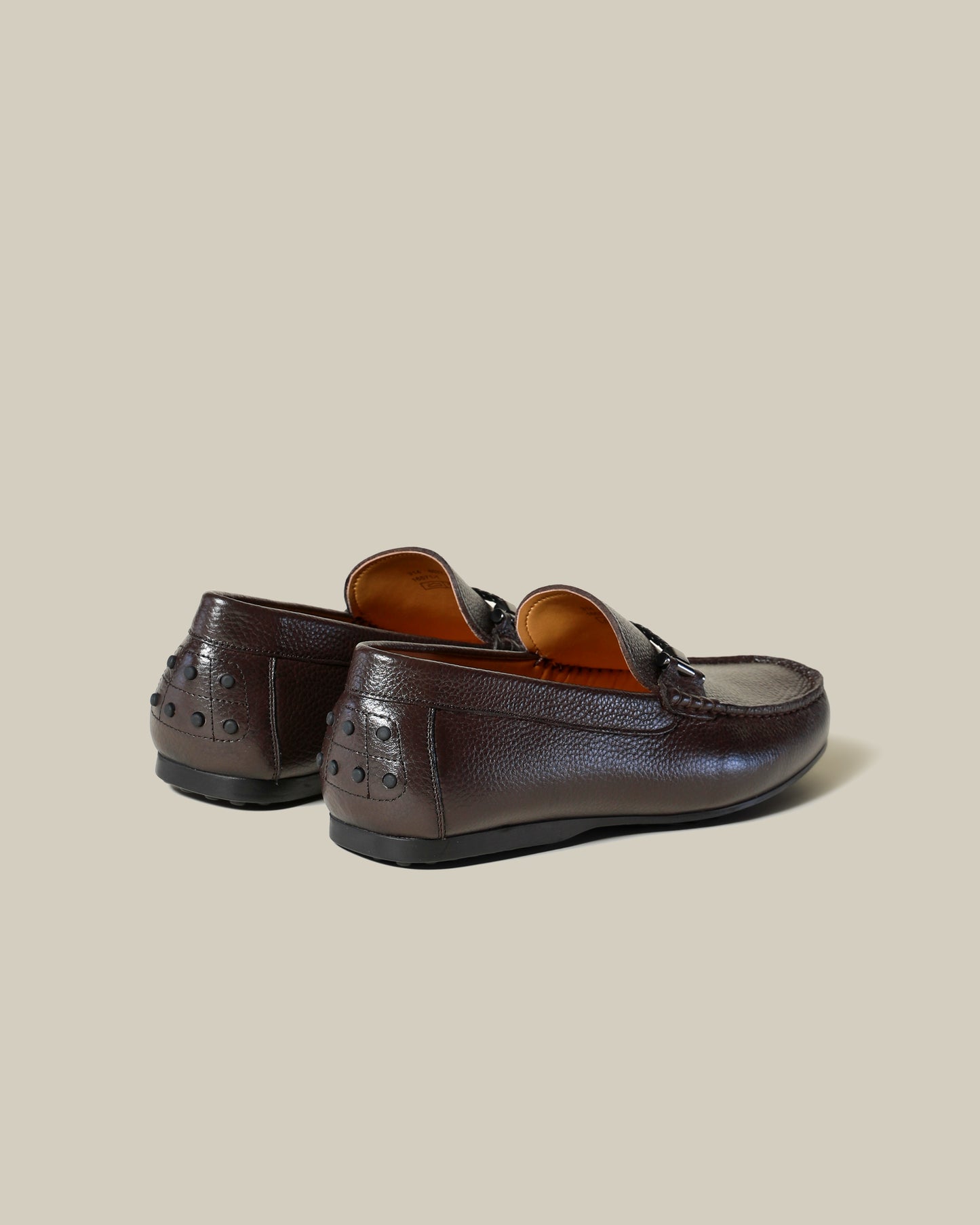 Classic Embellished Leather Moccasins
