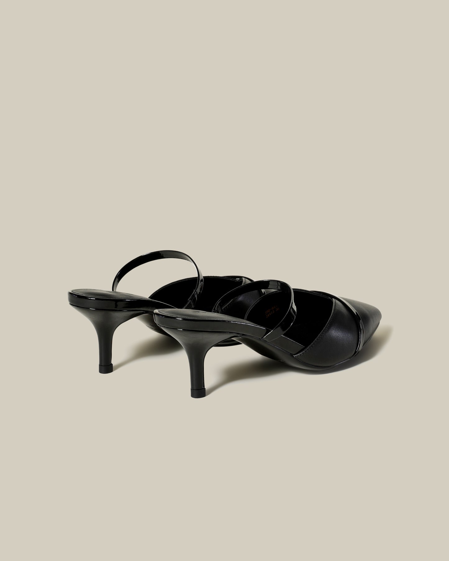 Patent Strap Accented Pumps