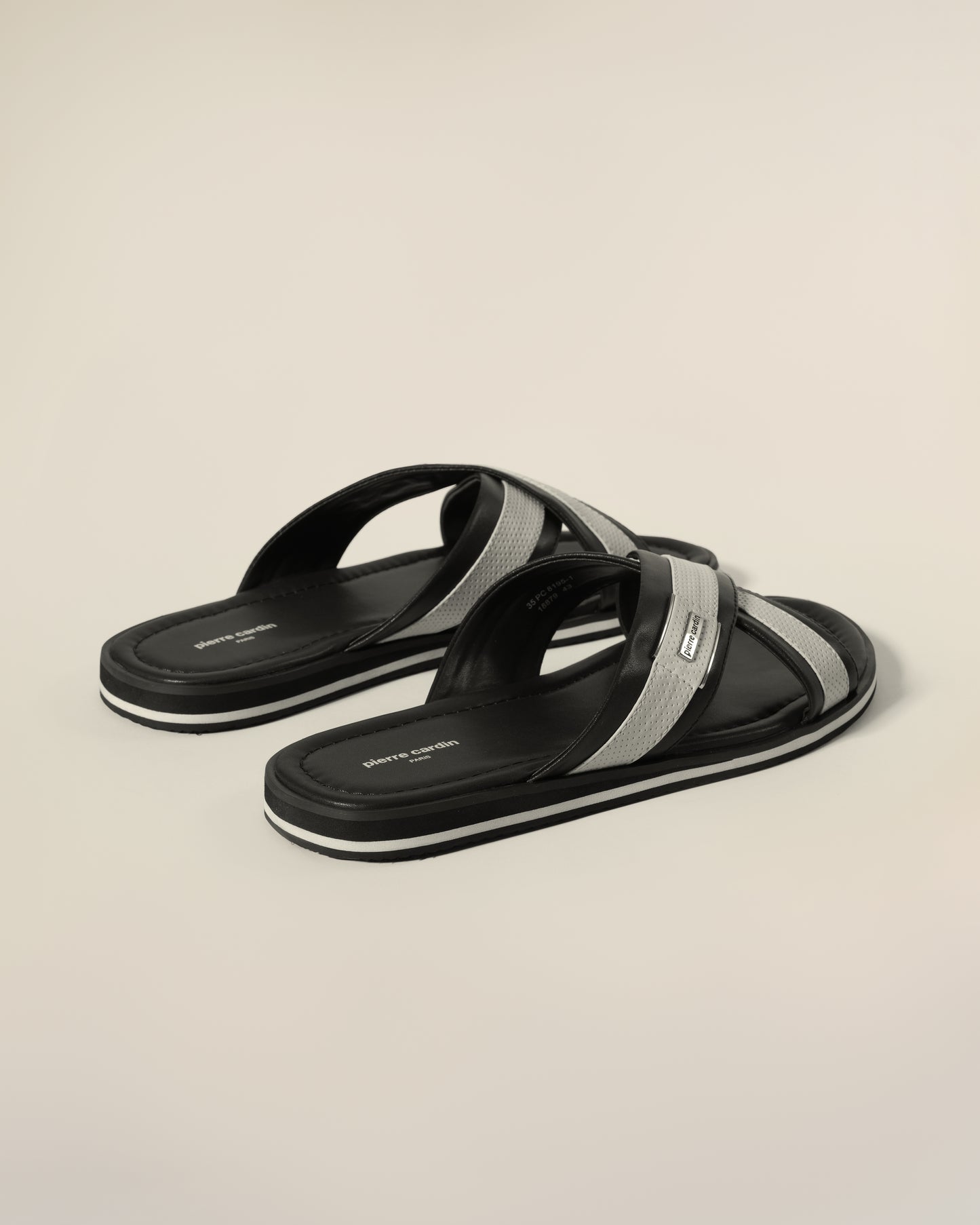 Two Tone Brown Leather Sandals