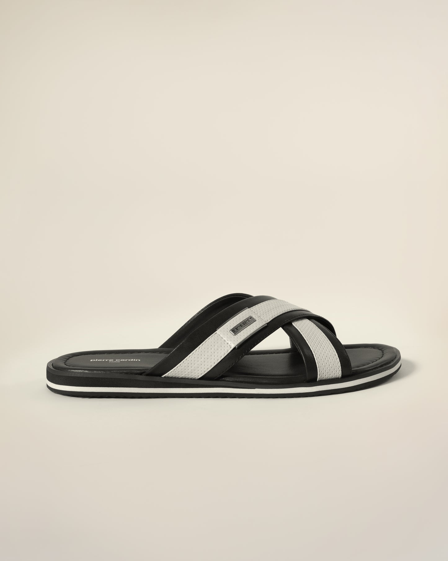 Two Tone Brown Leather Sandals