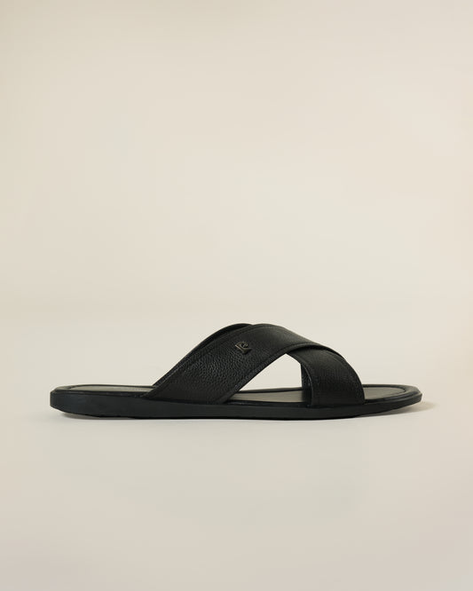 Logo Leather Sandals