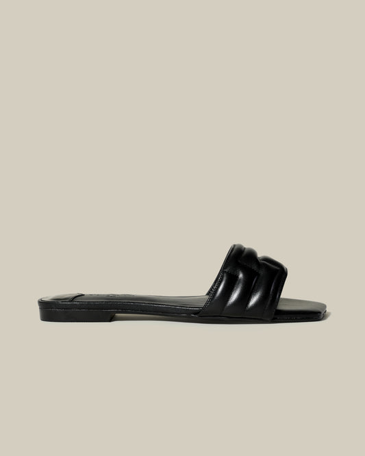 Quilted Band Sandals