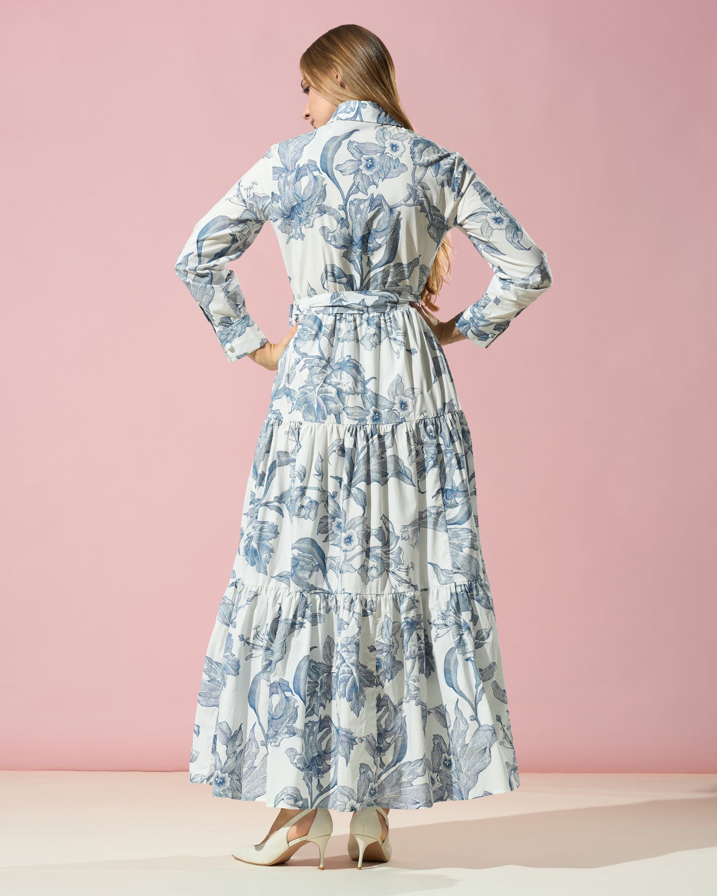 Botanical Shirt Dress