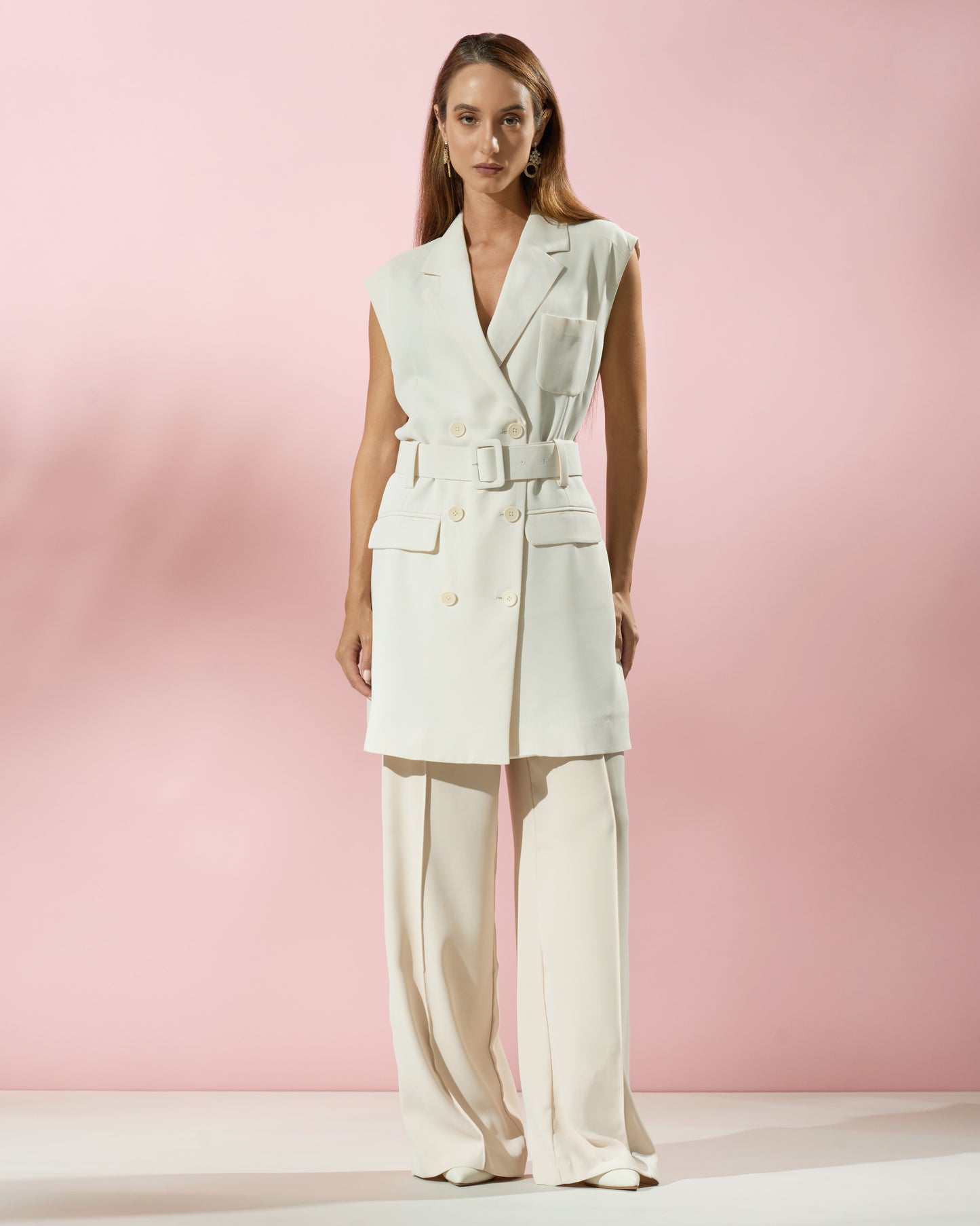 Sleeveless Suit Jacket