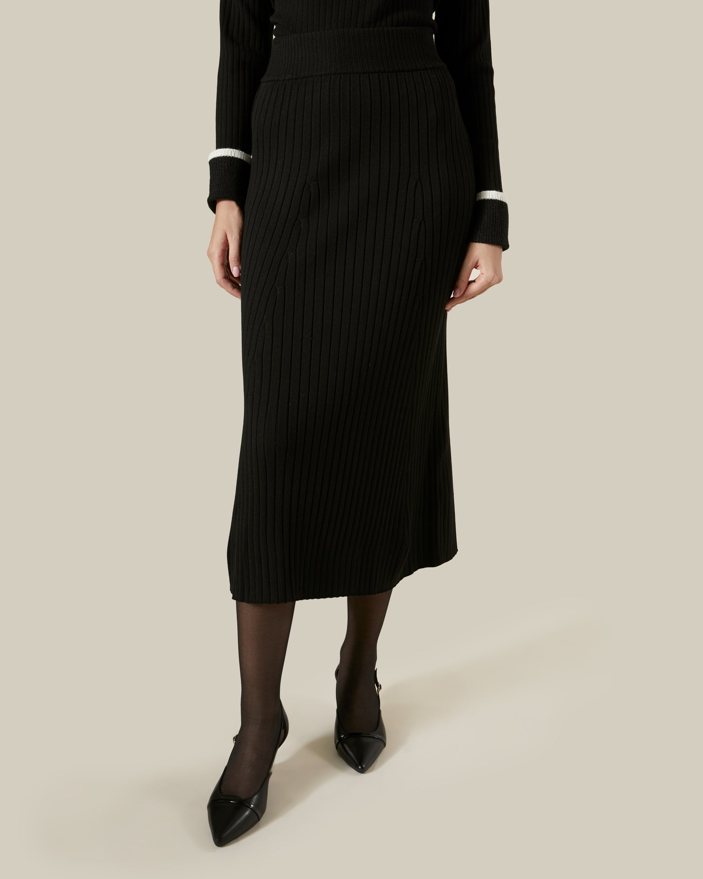 Knitted Midi Skirt