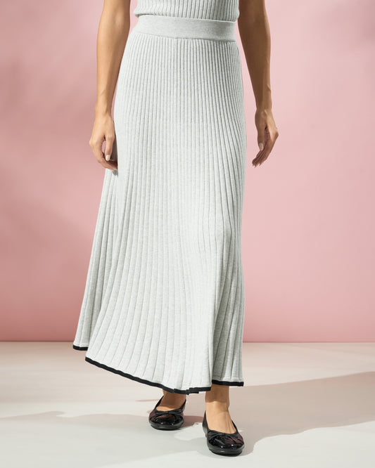 Ribbed Knit Skirt
