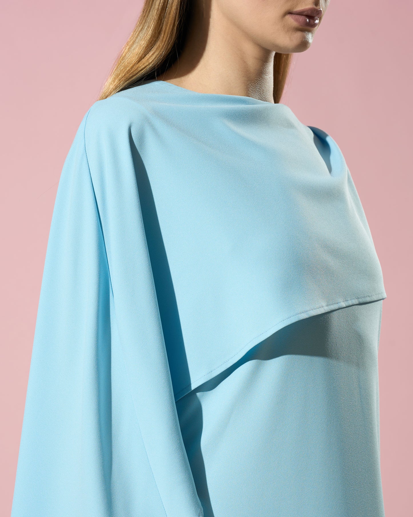 Asymmetric Drape Kaftan Dress