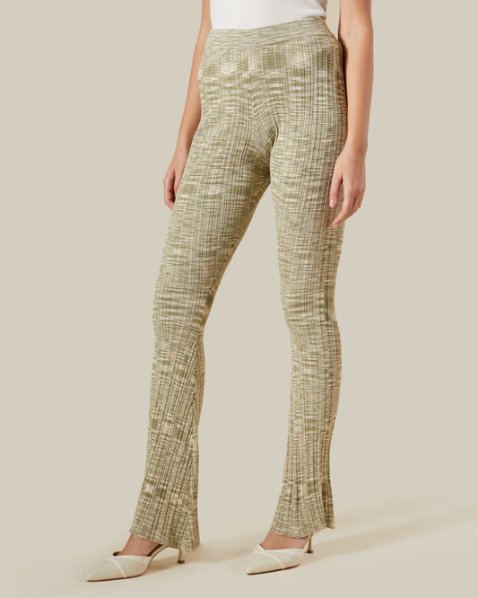 Marble Patterned Knitted Pants