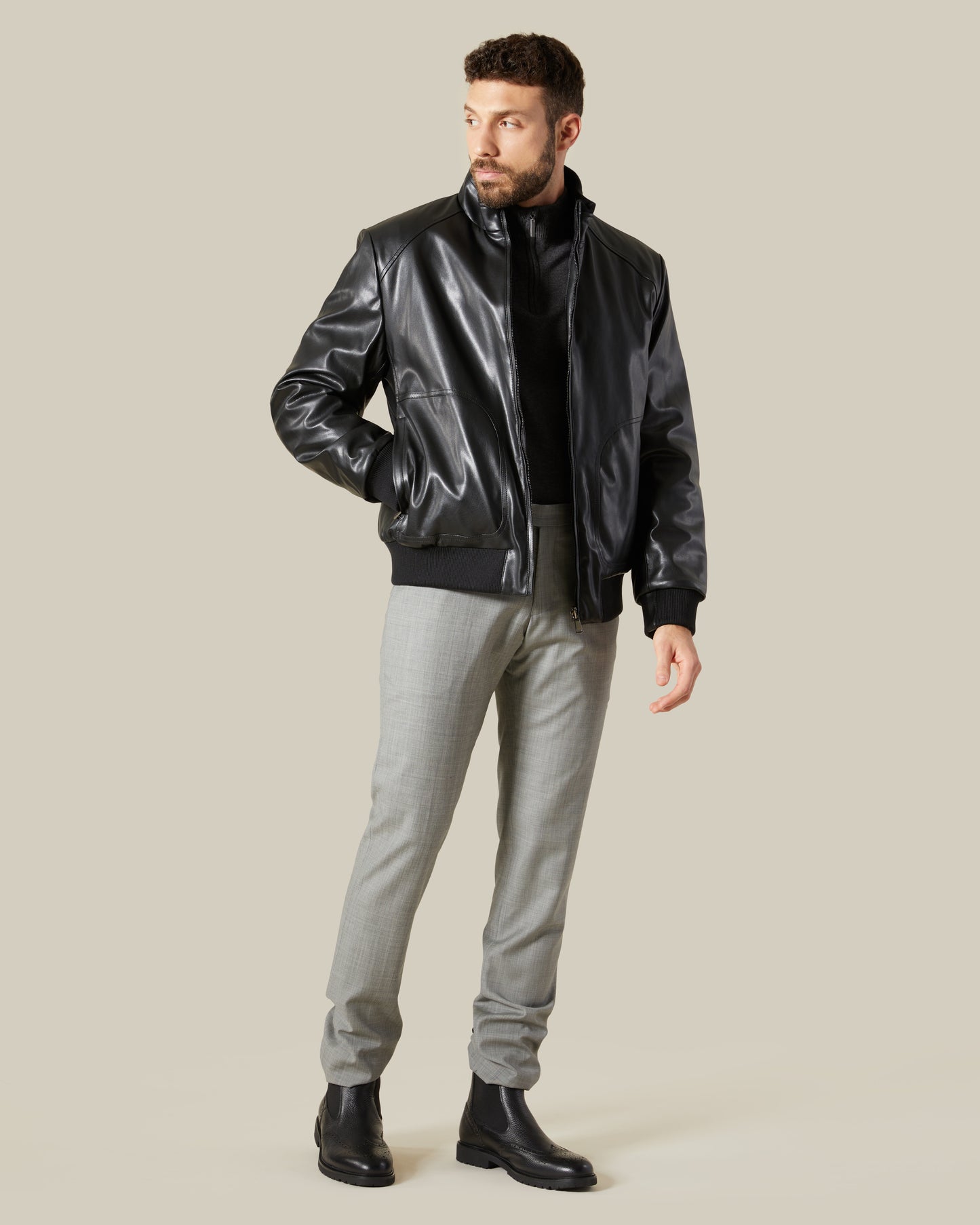 Reversible Leather Jacket