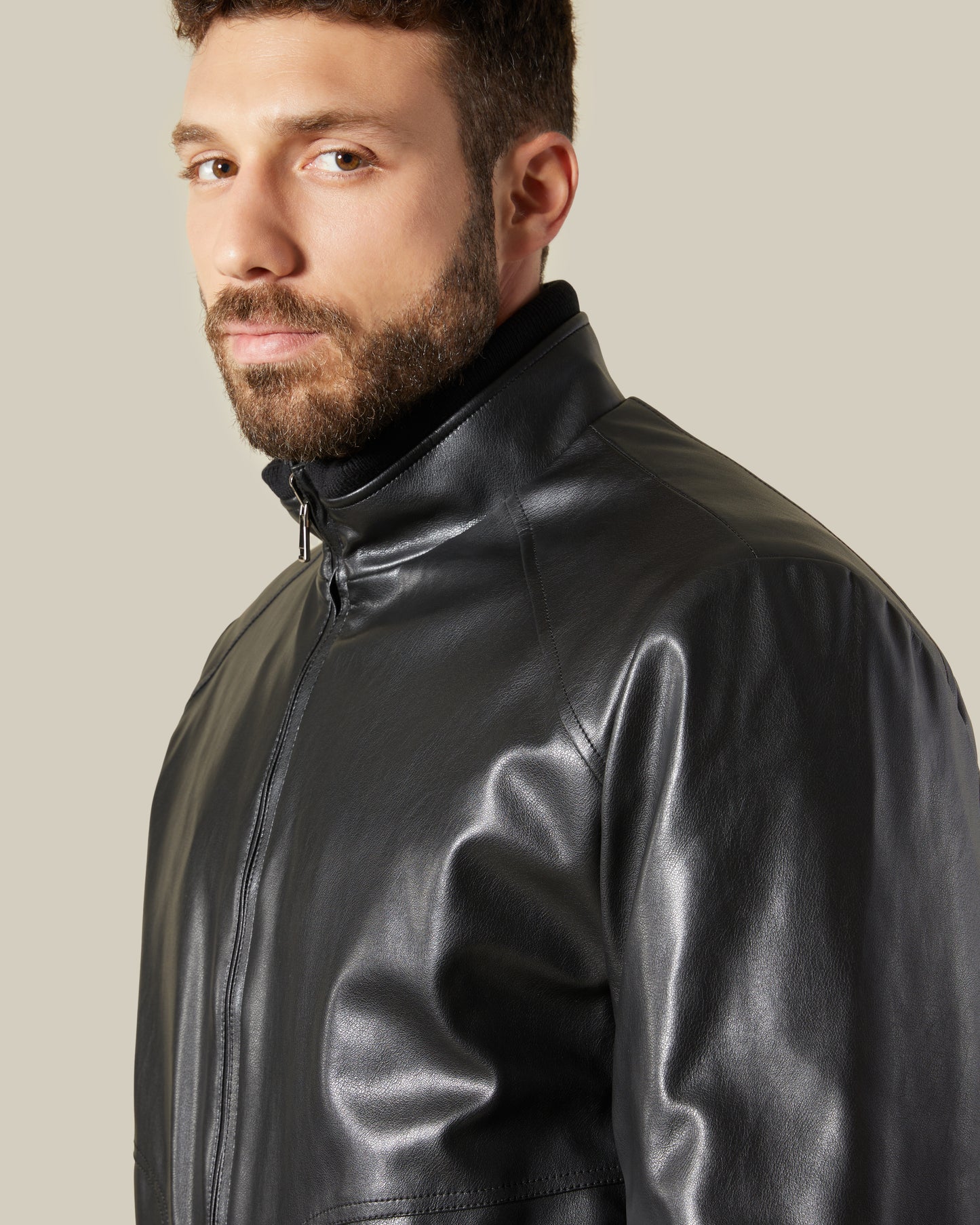 Reversible Leather Jacket