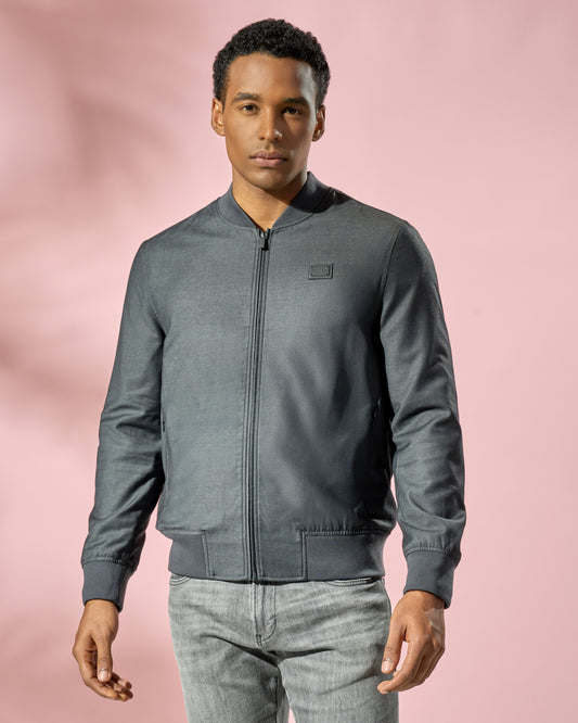 Zip-Up Bomber Jacket