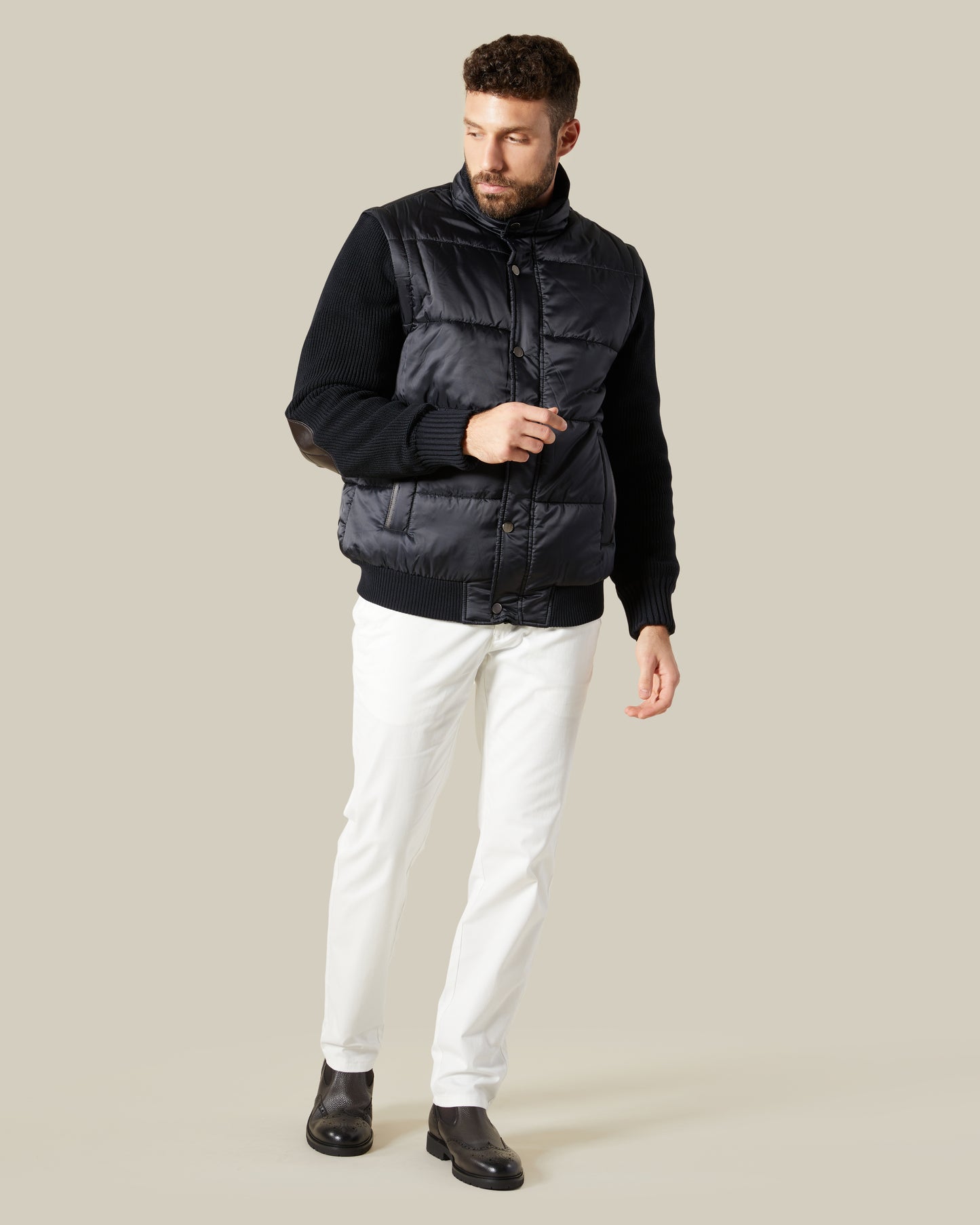 Detachable Sleeves Puffer Jacket