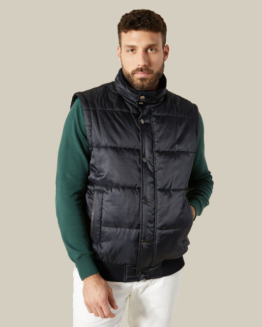 Detachable Sleeves Puffer Jacket