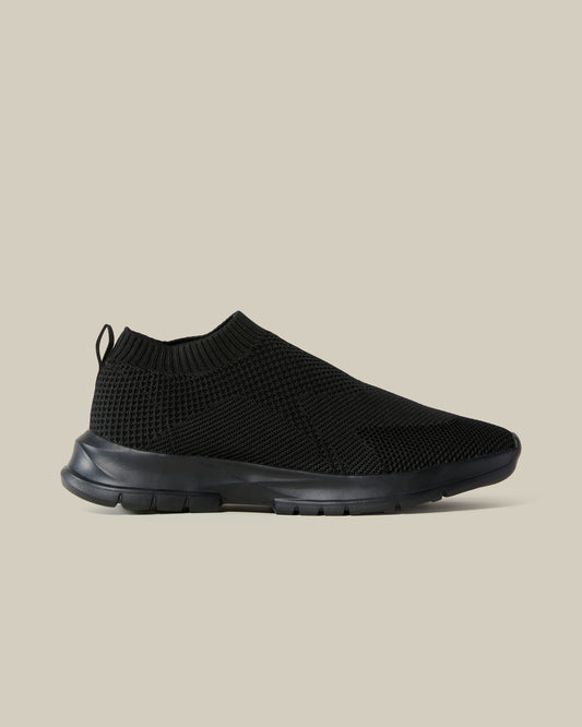 Solid Tone Socklike Trainers
