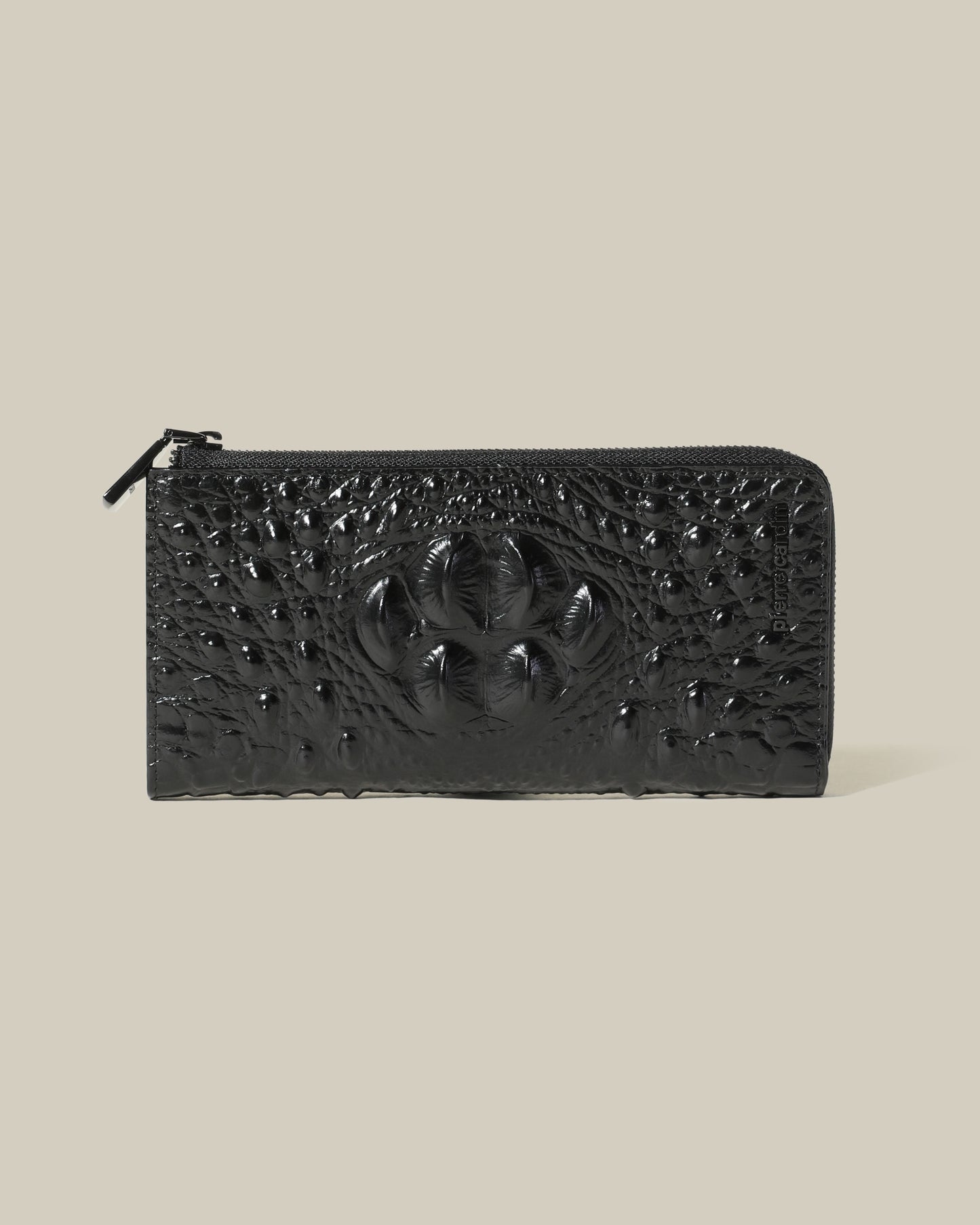 Croc Skin Zip Wallet