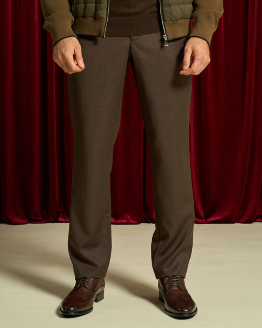 Monochrome Regular Fit Trousers