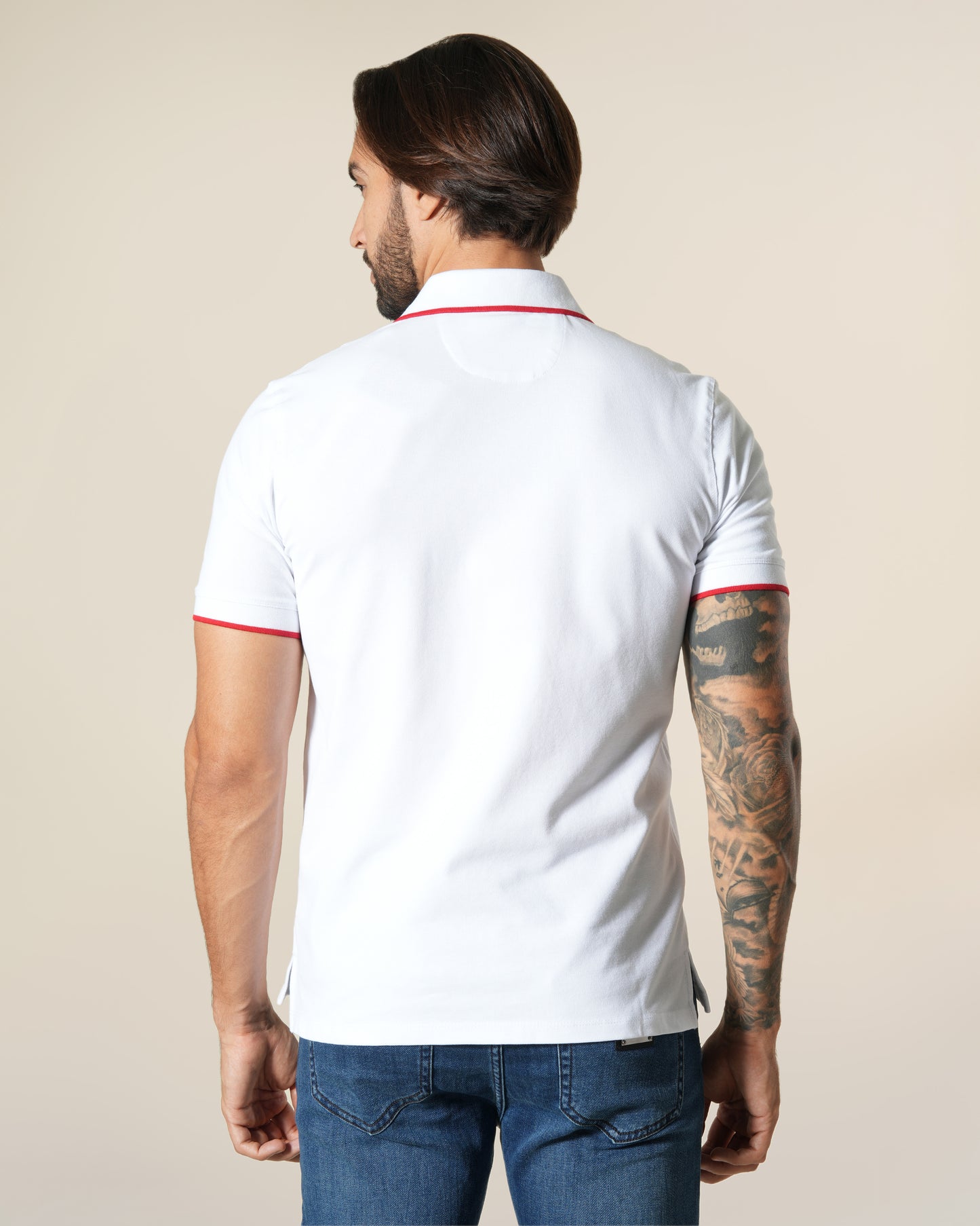 Polo Shirt With Logo Patch