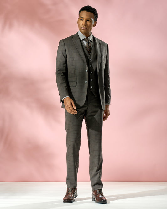 Slim Fit Three-Piece Suit