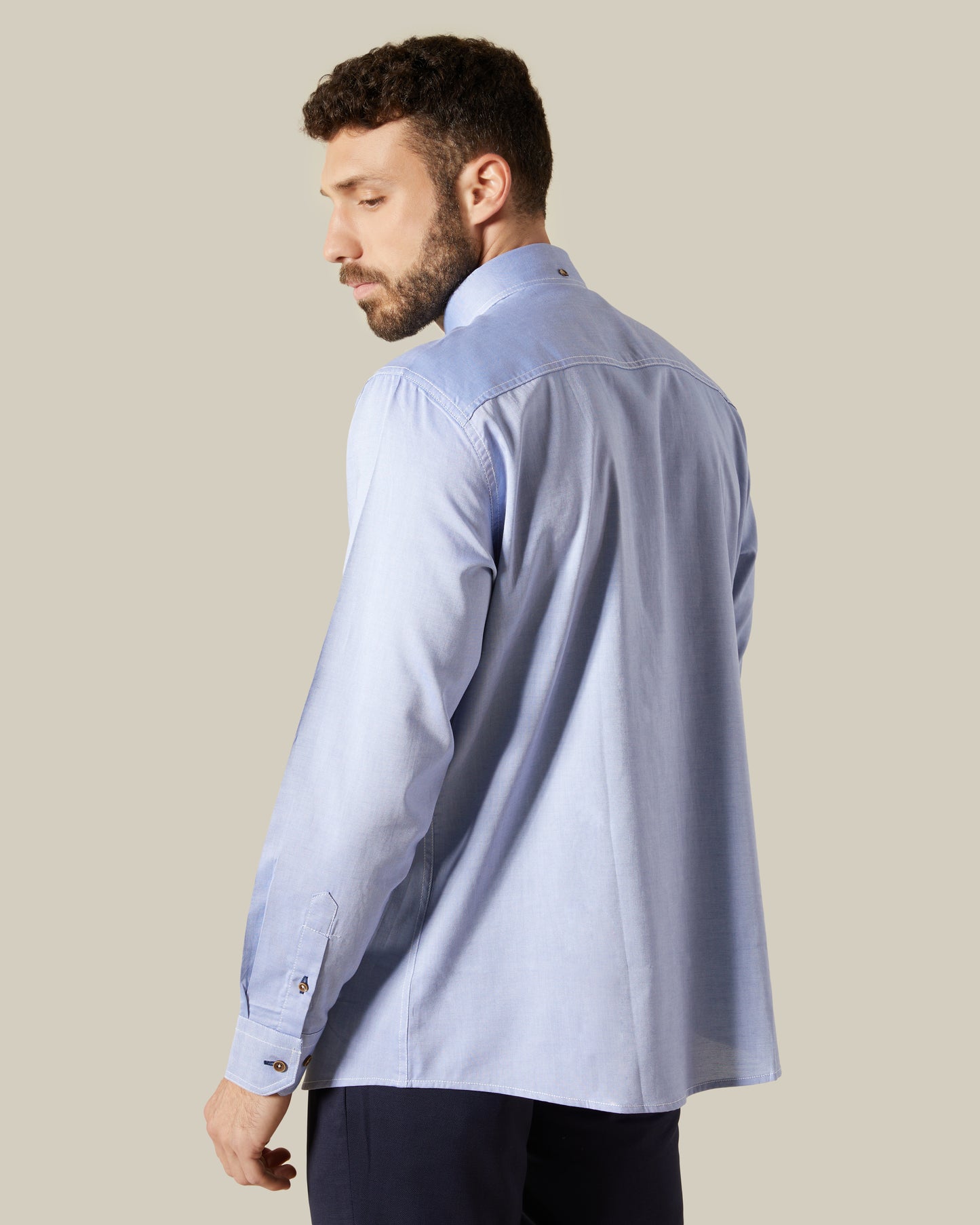 Check Accented Shirt