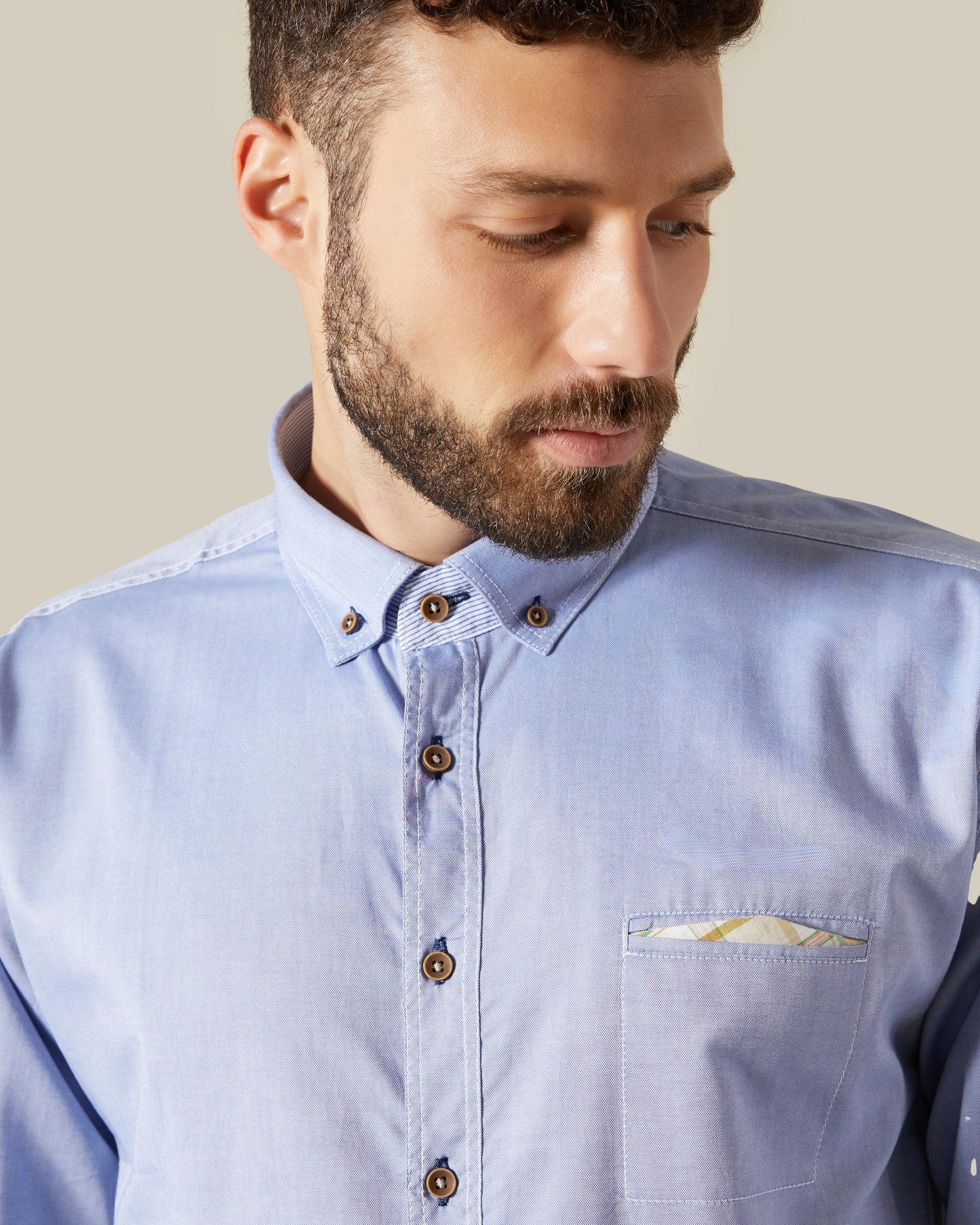 Check Accented Shirt